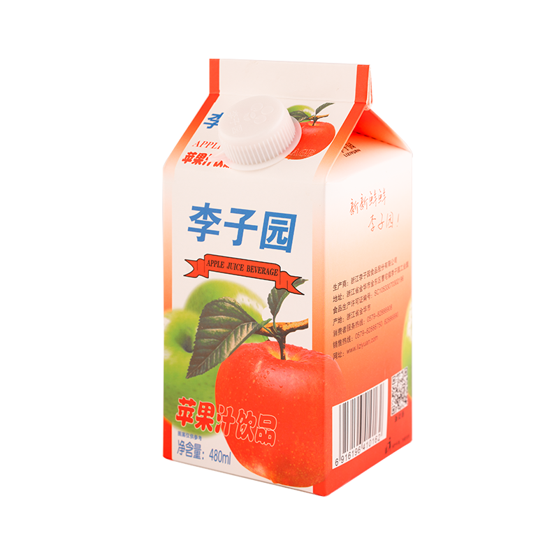 苹果汁饮品，单盒净含量480ml